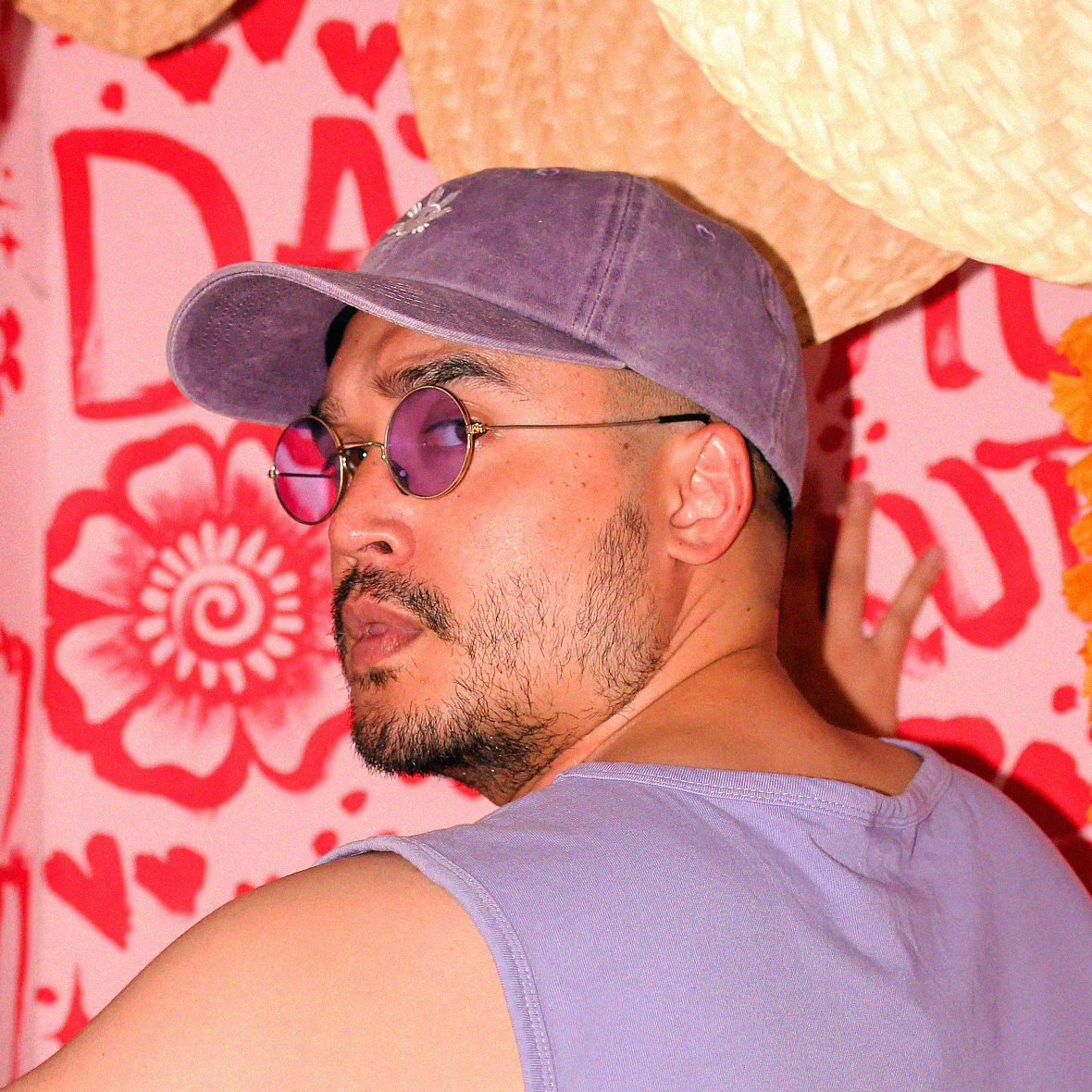Smiley Araw Dad Cap - Charcoal